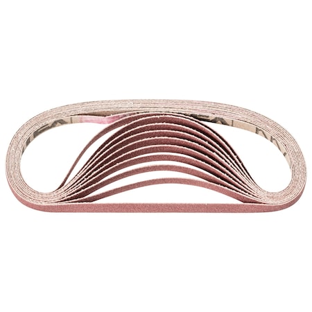 Pferd Coated Belt, Al/Oxd, 1/4"x12", 120 Grit, 1/4" W, 12" L, Coated, Aluminum Oxide, 120 Grit 48966